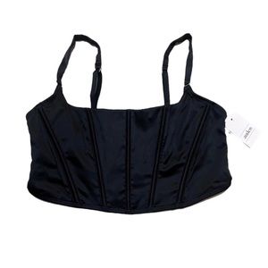 Black corset top